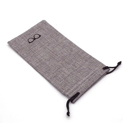 Bolsa de lino con cordón 18x9cm - Joyería y Embalaje de Regalo, 7 Colores