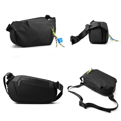 Bolso de pecho impermeable para deportes al aire libre y viajes, bandolera.