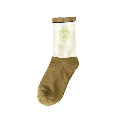 Cactus Jack White Crew Socks - Bandana Design Streetwear Cotton Blend | Men's EUR 36-43
