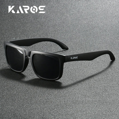 Gafas de sol cuadradas polarizadas - UV400, montura de PC, lente de espejo, 6 colores, unisex