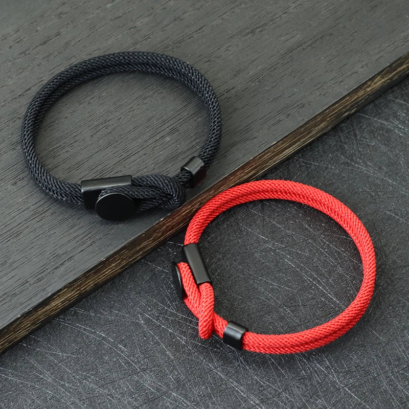 Lucky Red Thread nylon double-layer rope bracelet