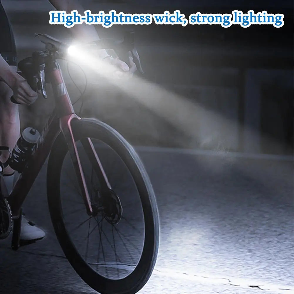 Waterproof USB Rechargeable LED Flashlight with Bicycle Stand