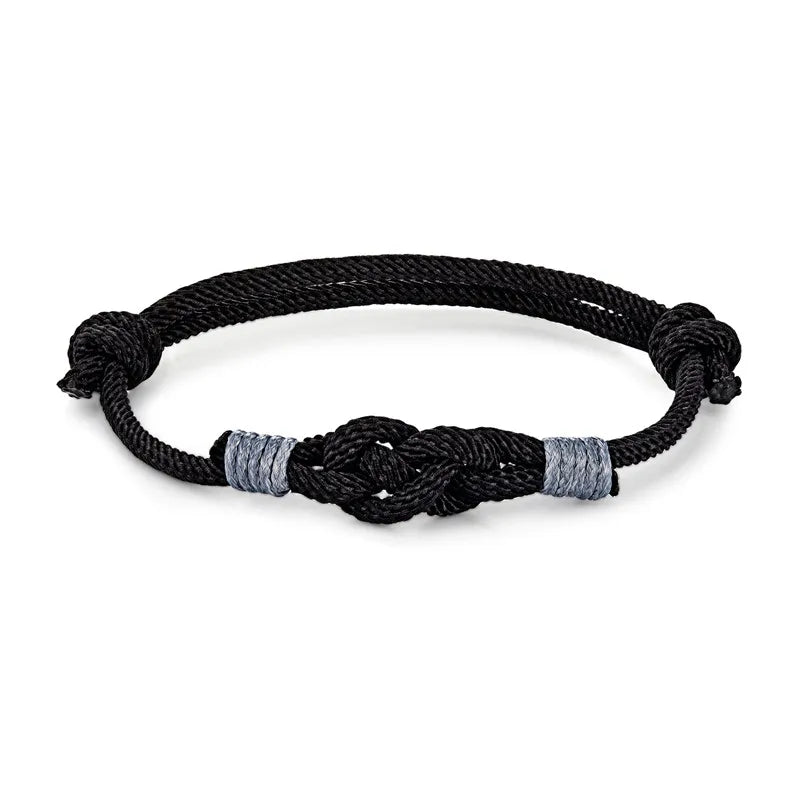 Lucky Knot Rope Bracelet - Adjustable, Unisex