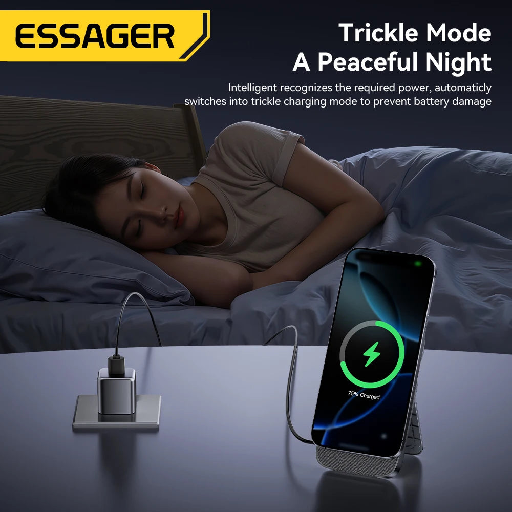 3-in-1 Wireless Charger Stand - 15W MagSafe Fast Charging for iPhone, AirPods & Apple Watch