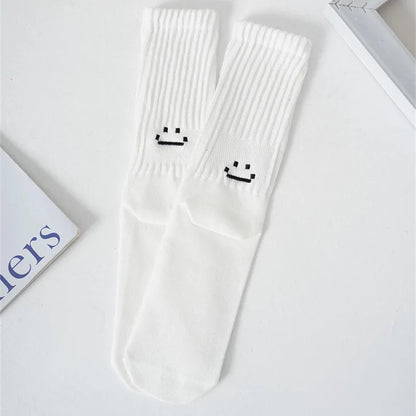 Calcetines de Algodón – Mezcla Suave, Caña Media, Talla 35-44, 5 Colores, Unisex
