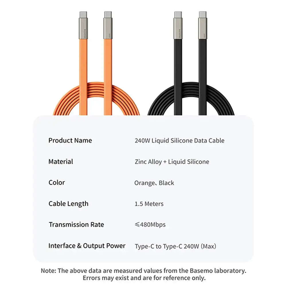 240W USB-C Cable with Phone Stand – Ultra-Fast Charging & 480Mbps Data Transfer