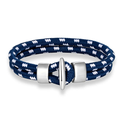 Nautical Rope Bracelet – Stainless Steel Magnetic Clasp | Men & Women