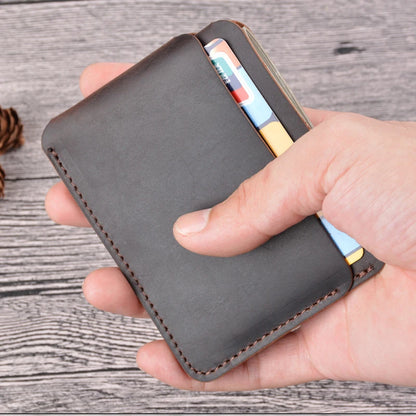 VaultSlim — Genuine Leather Card Holder with RFID Shield
