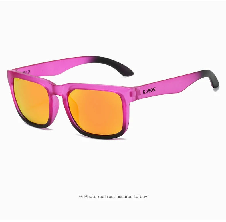 Gafas de sol deportivas envolventes - Polarizadas UV400, lente TAC, 63,5mm, 6 colores