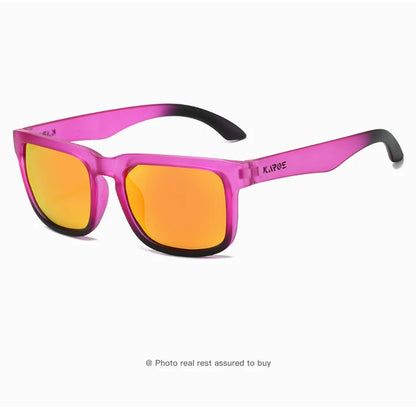 Gafas de sol deportivas envolventes - Polarizadas UV400, lente TAC, 63,5mm, 6 colores