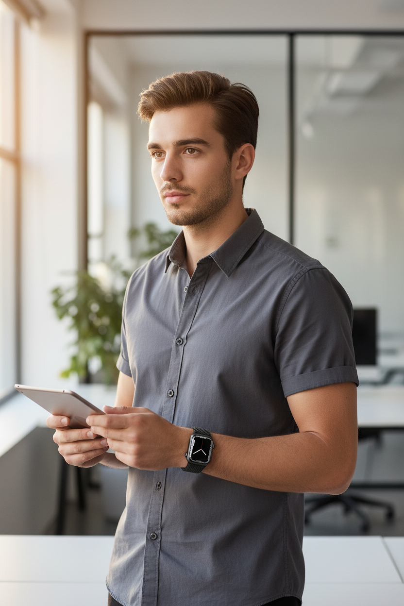 Apple Watch Band - Male Urban Black