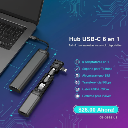 Banner Instagram Hub USB-C 6 en 1