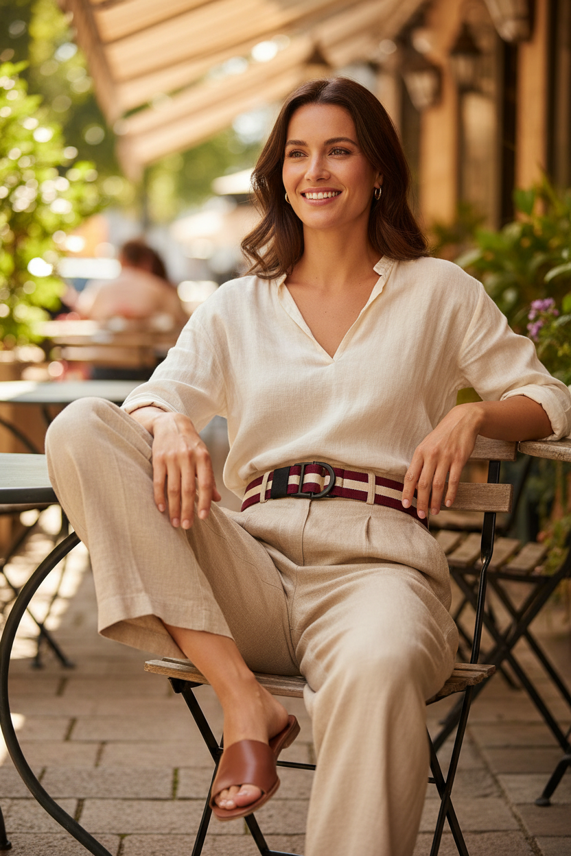 Canvas Belt - Café