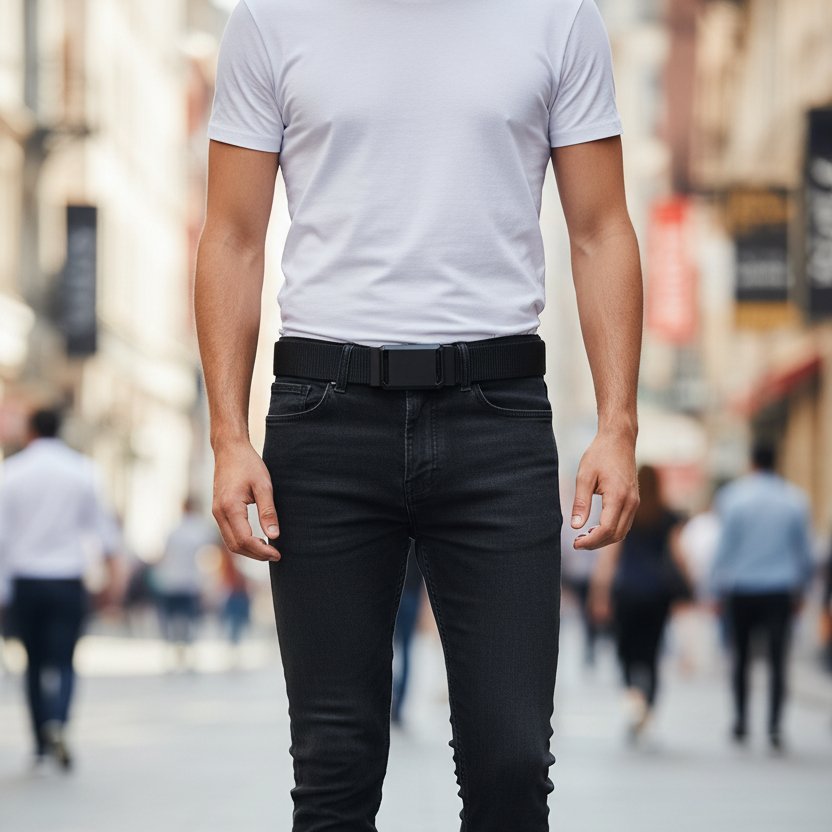 Canvas Tactical Belt - Street style