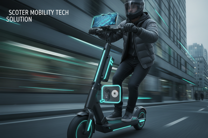 Electric Scooter with Tech Pack