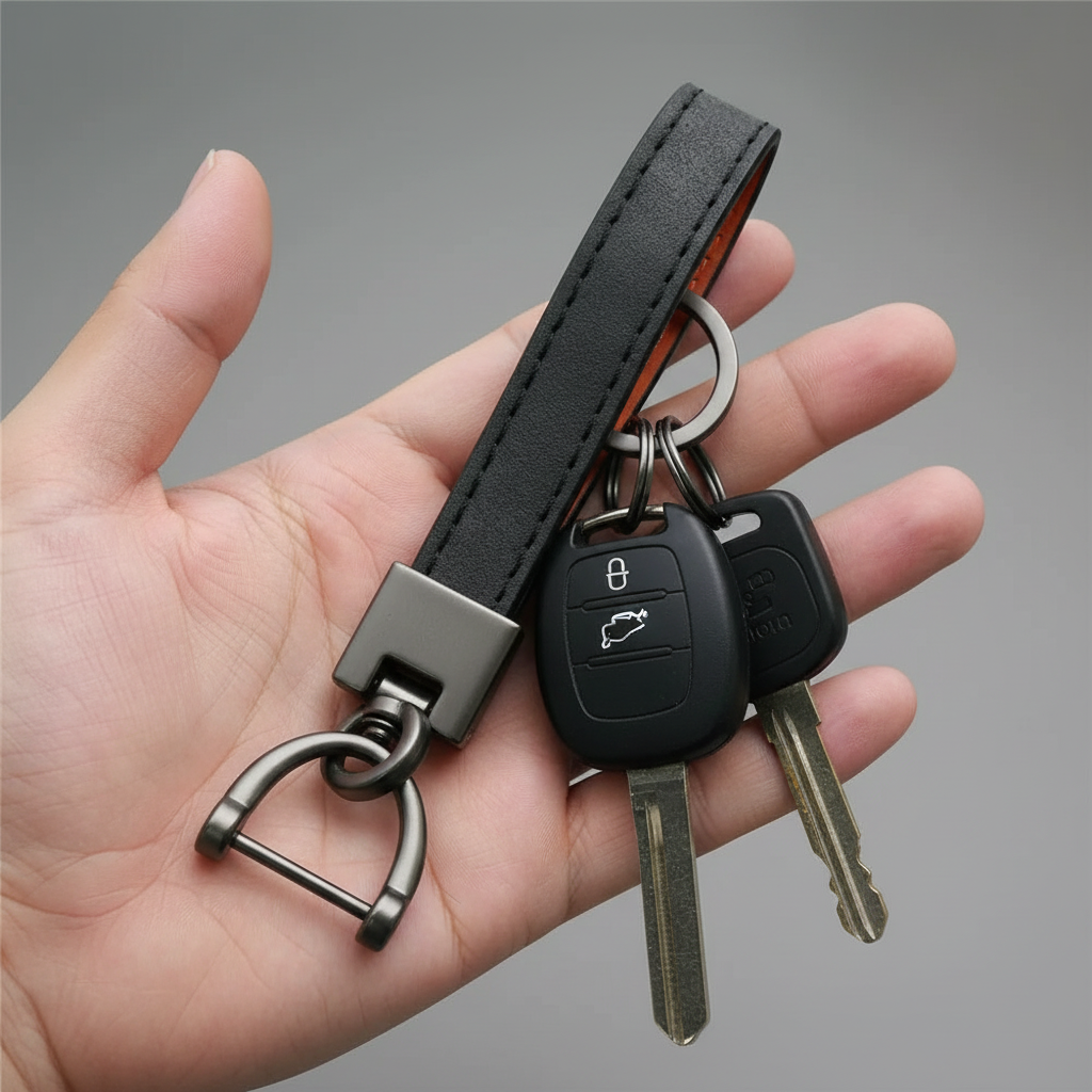 Executive Keychain Black - Close-up