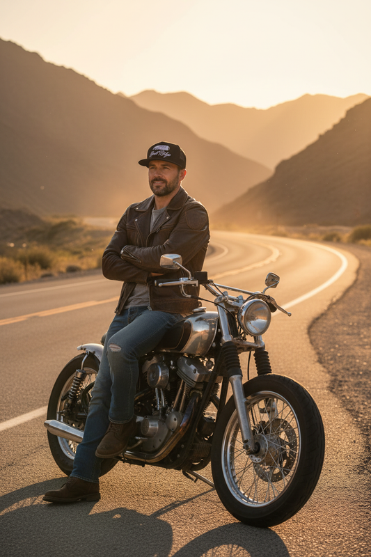 Ghost Ridge Aero Cap - Moto Road Adventure