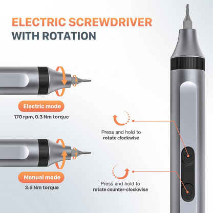 Screwdriver Set 46 in 1 + Electric