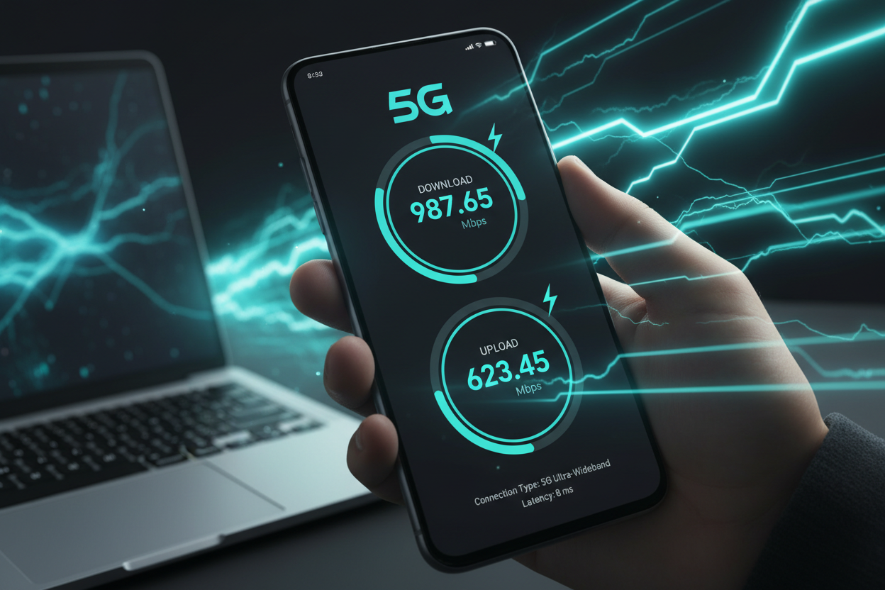 Ultra-Fast 5G Internet Speed Test Results
