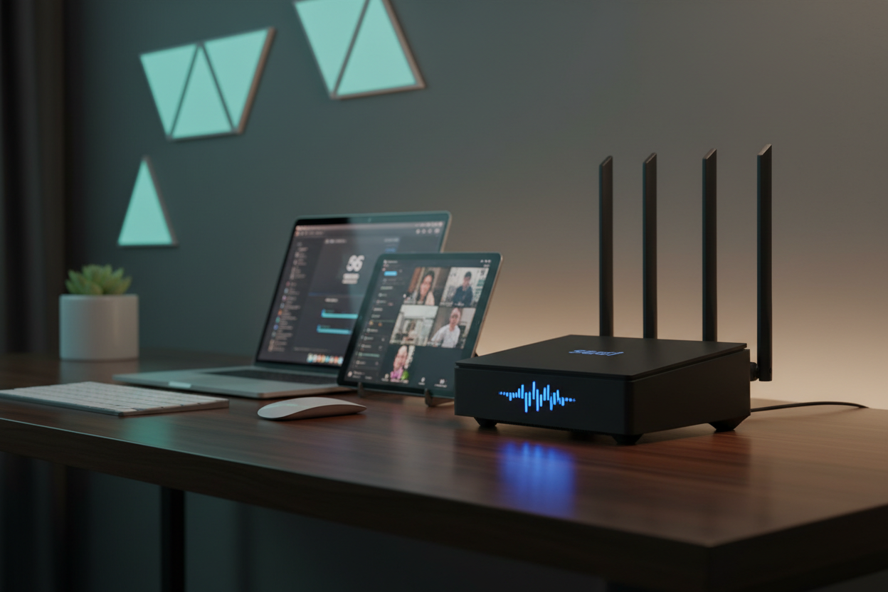 Modern 5G Router with High-Speed Connectivity