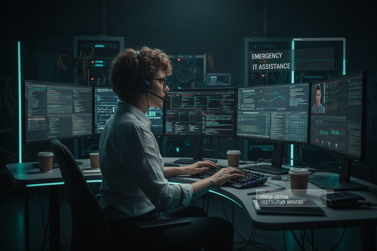 Remote IT Support - Emergency Technical Assistance and Troubleshooting