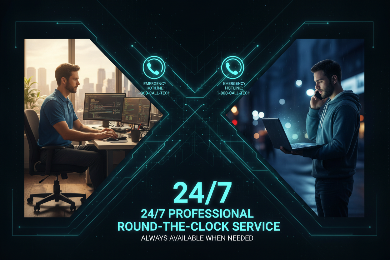 24/7 Emergency IT Support - Always Available When You Need Help