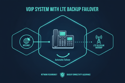 VoIP System with LTE Backup Failover