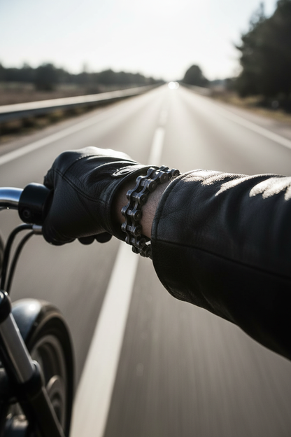Iron Rider Bracelet - Motorcycle Handlebars