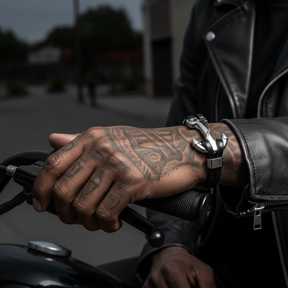 Leather Punk - Anchor biker