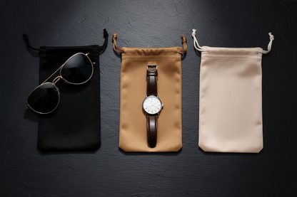 Microfiber Pouch - Multi-color editorial
