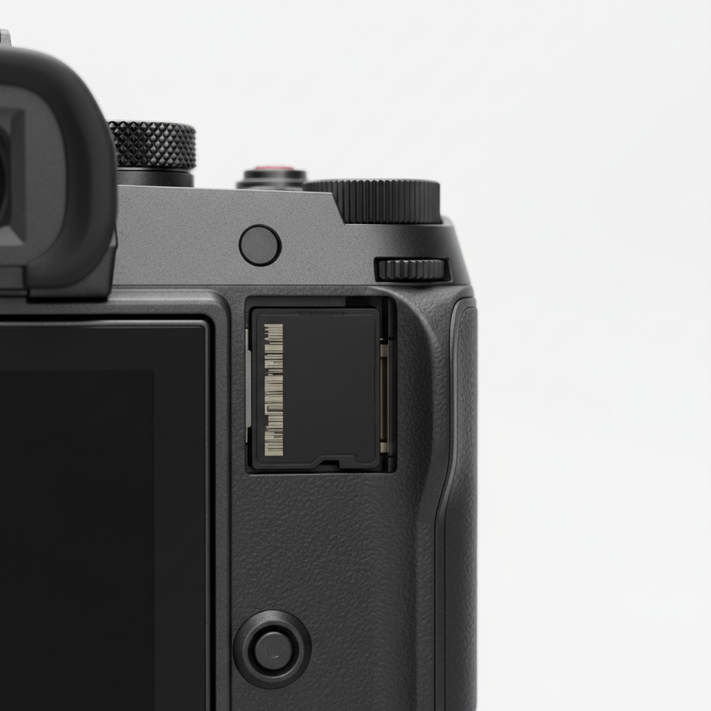 MicroSD en cámara
