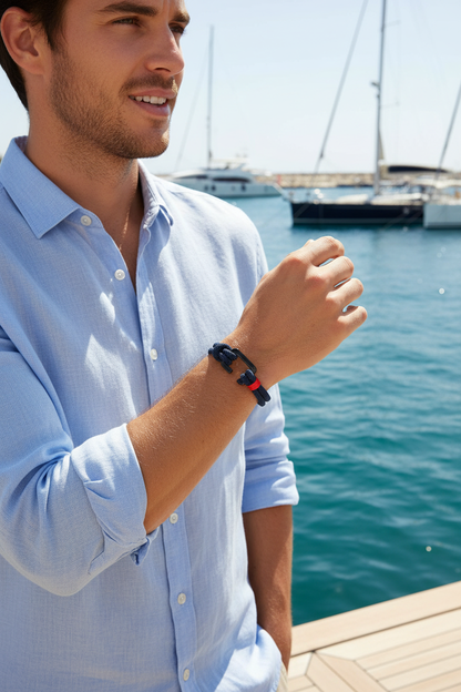 Modern Nautical Bracelet - Male Coastal