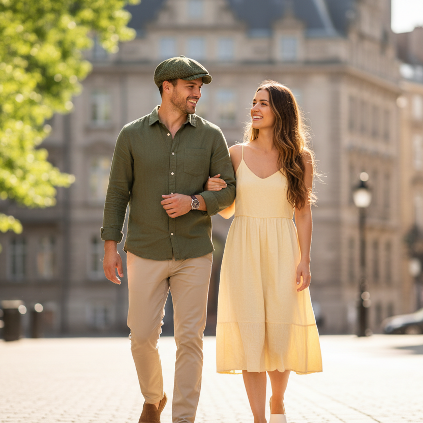 Newsboy Casual - Pareja parque