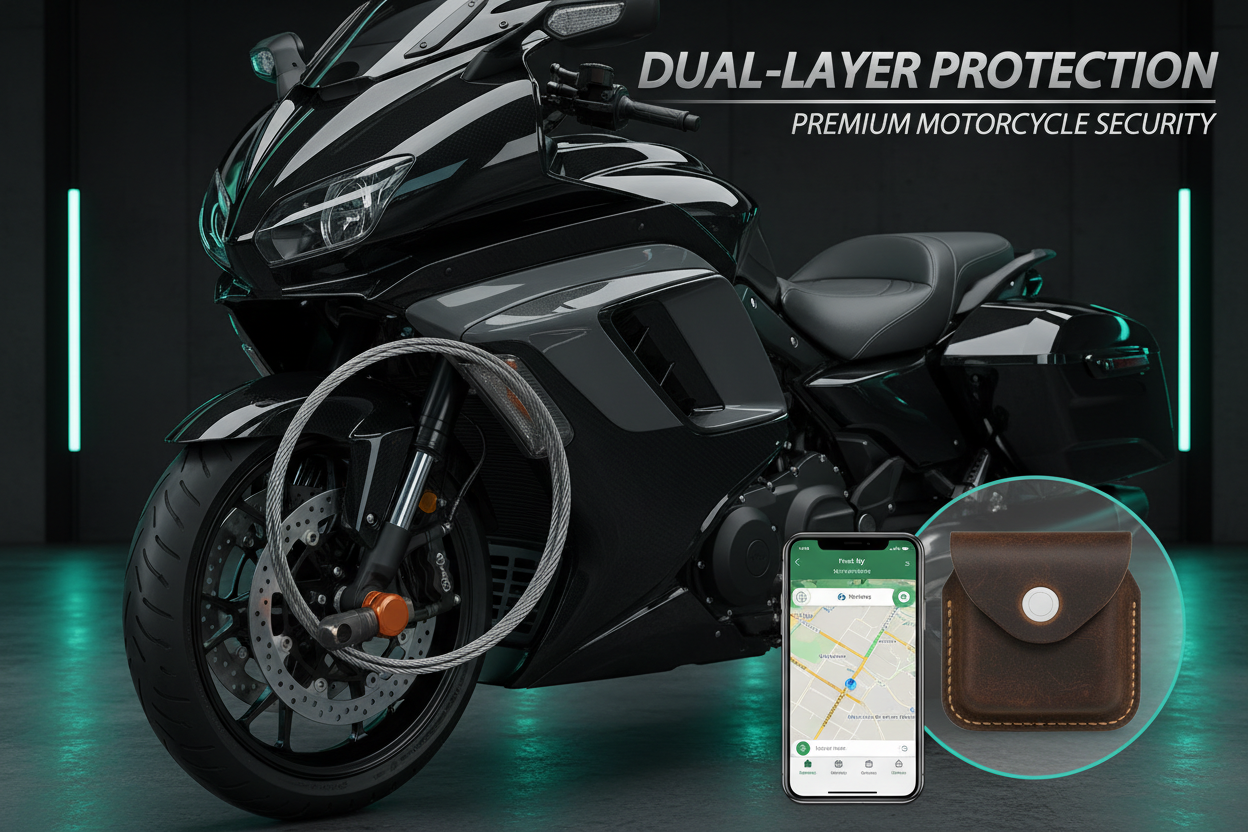 Premium Motorcycle Dual Security