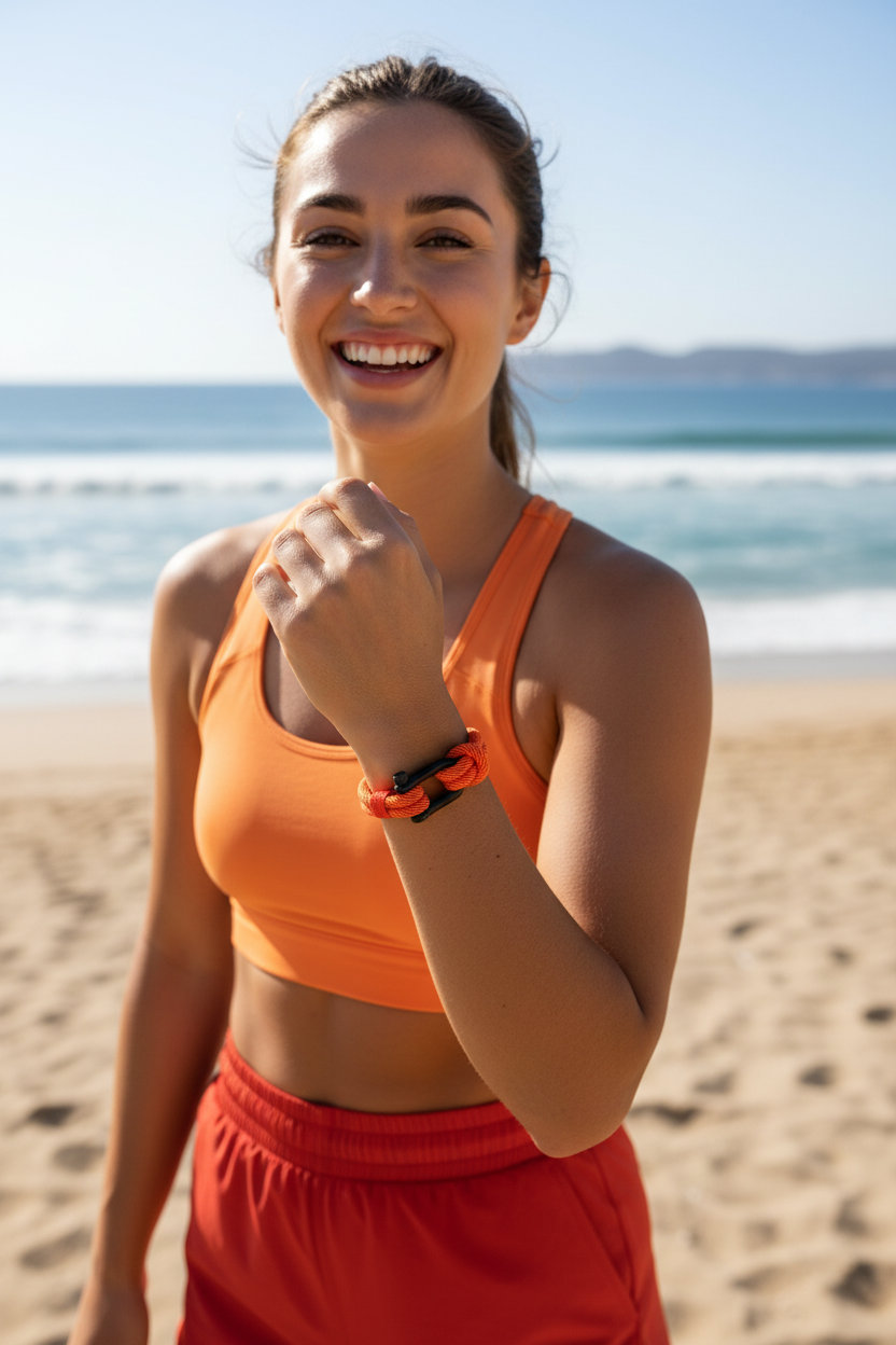 Rocamar Bracelet - Female Beach Orange Red