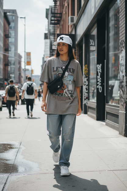 Snapback Cap X Logo - Female Lifestyle