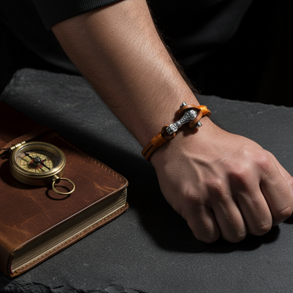 Viking Bracelet close-up piedra